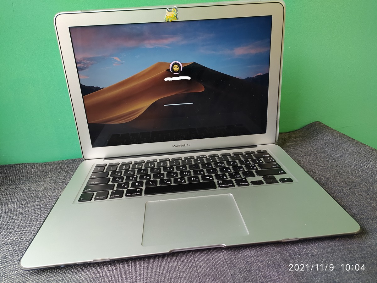 macbook a1466 ввести пароль корисувача