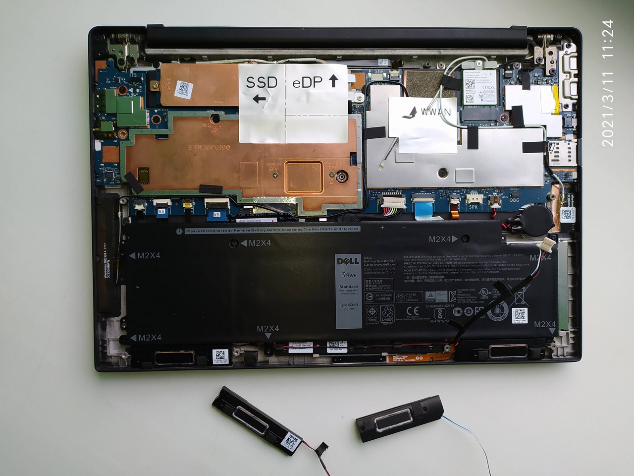 Динамики Dell Latitude 7370