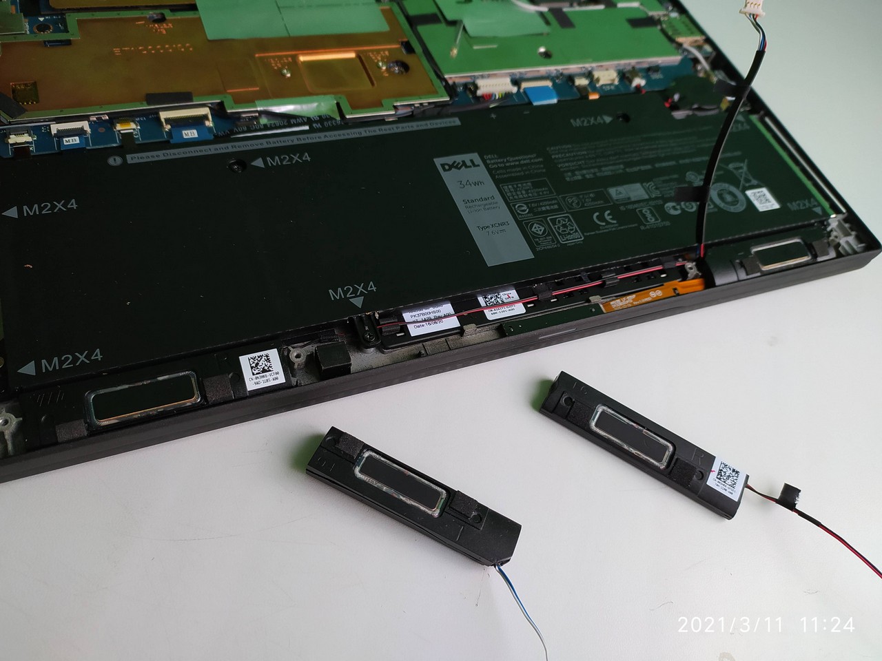 заміна динаміків Latitude 7370