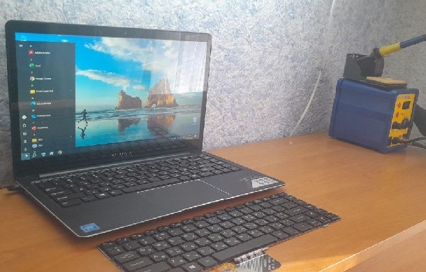 ремонт ноутбуків vinga, заміна клавіатури