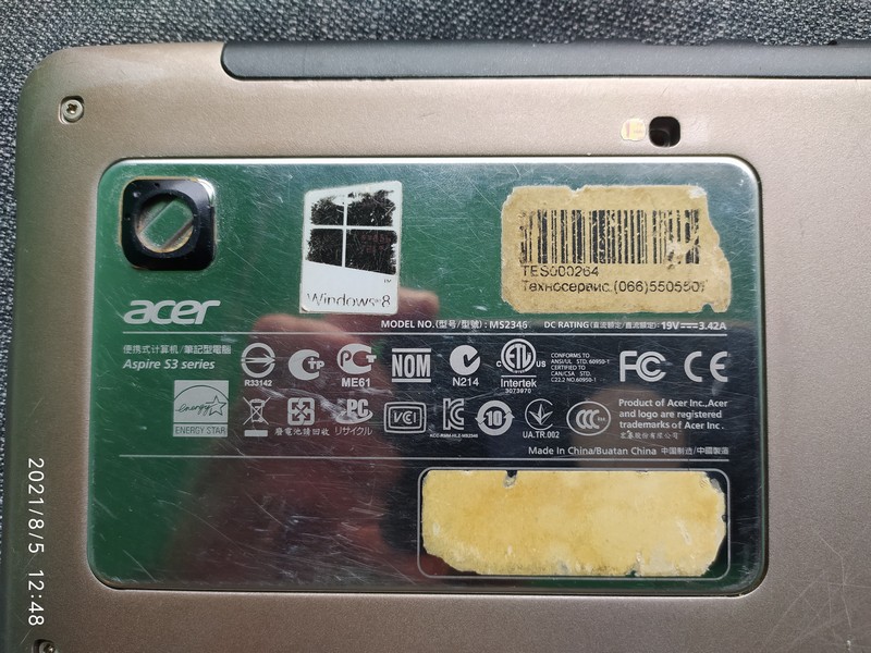 Ноутбук Acer Aspire S3 MS2346