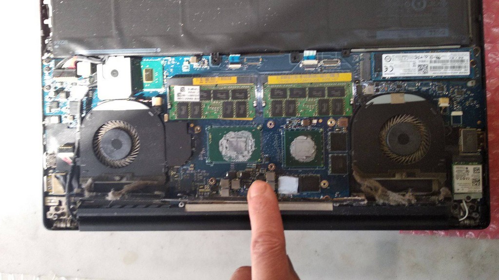 ноутбук Dell Precision 5510 чистка