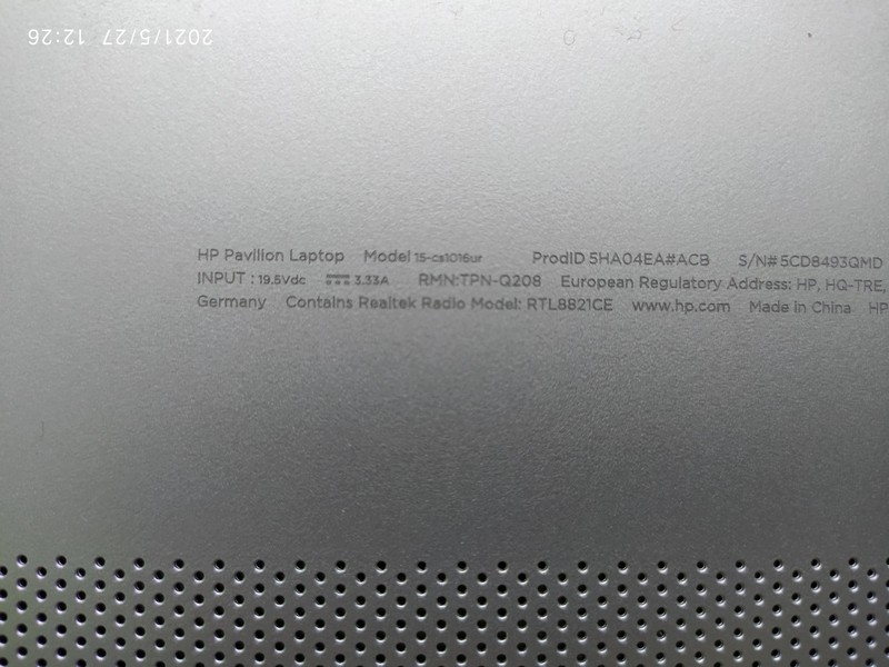 ремонт HP 15-cs1016ur