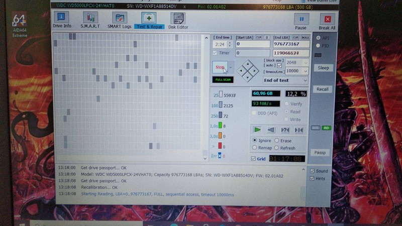 Lenovo Ideapad 330 тест hdd Lenovo Ideapad 330-15IGM тес hdd