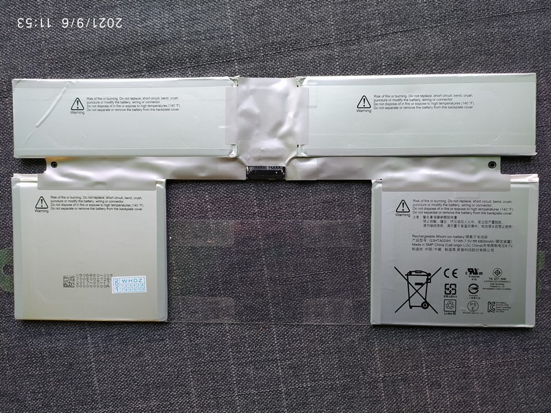 батарея Microsoft SurfaceBook1