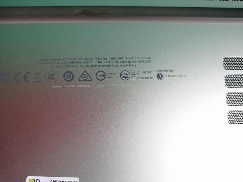 ремонт ноутбуків Razer Blade 15 ремонт ноутбуків Razer Blade 15