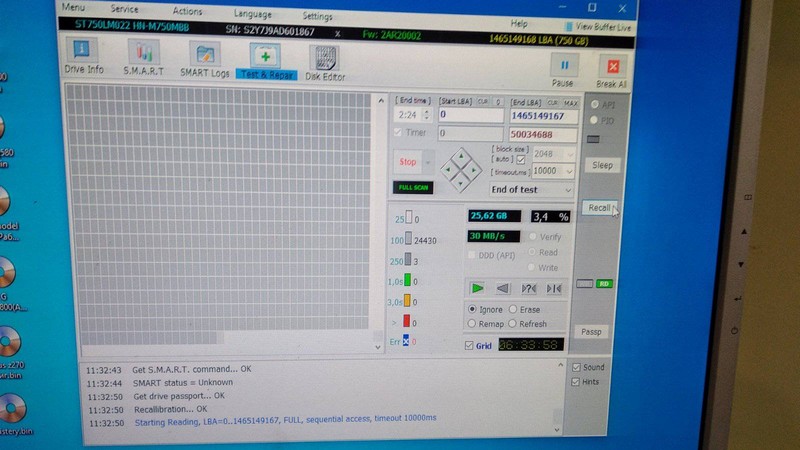 ремонт Samsung SF510
