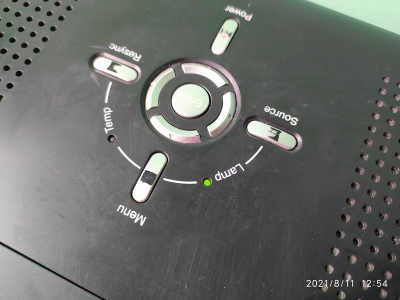 проектор ViewSonic PJ551D горить індикатор lamp