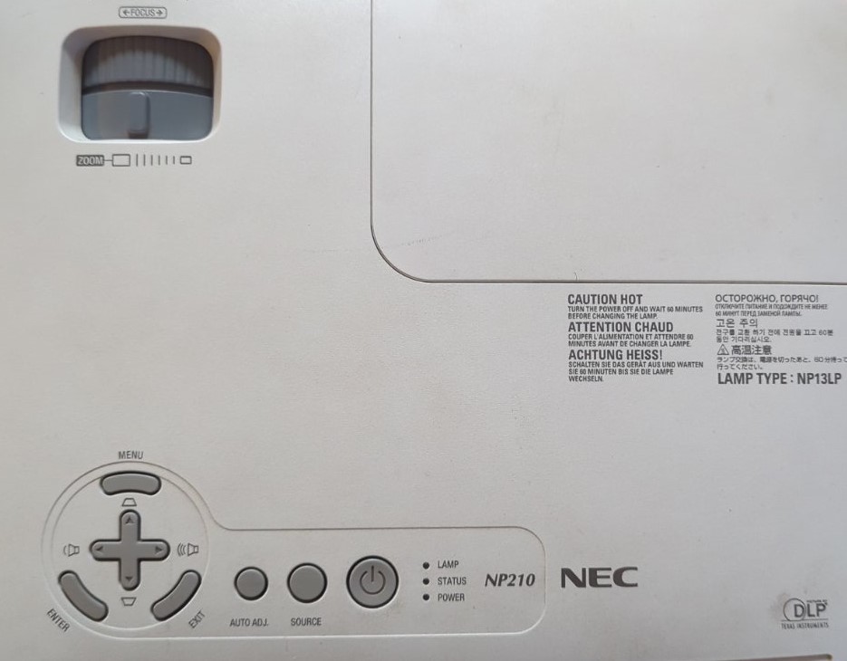 ремонт проектора Nec	NP210